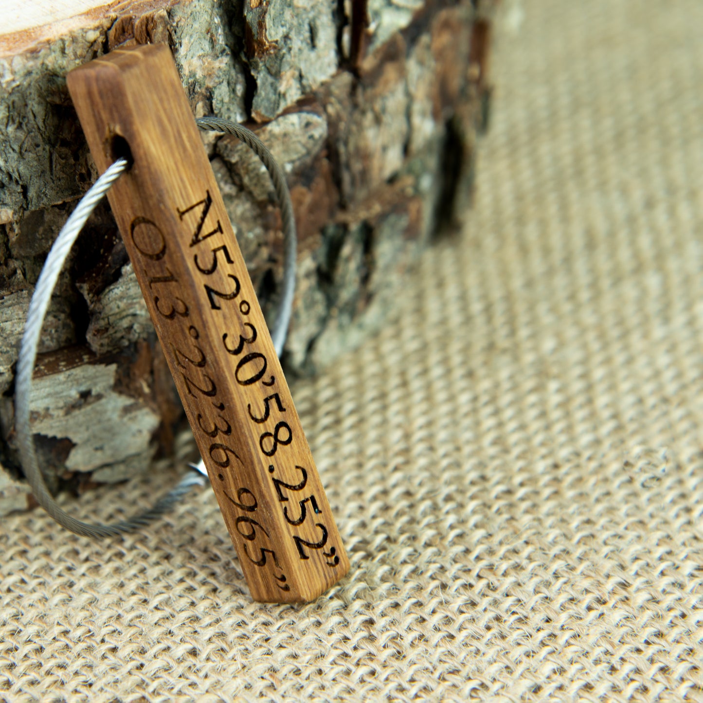 Holz Schlüsselanhänger Stift
