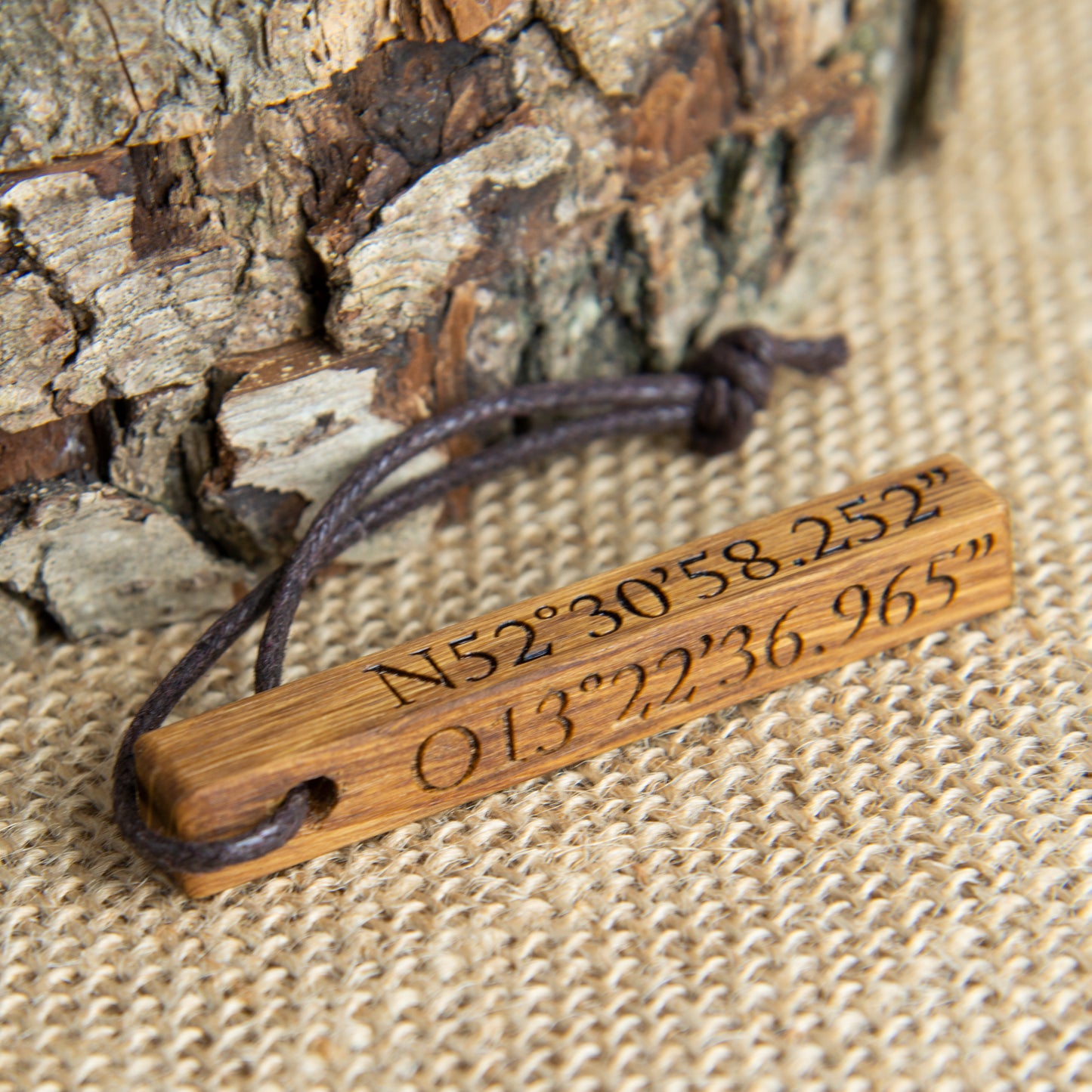 Holz Schlüsselanhänger Stift