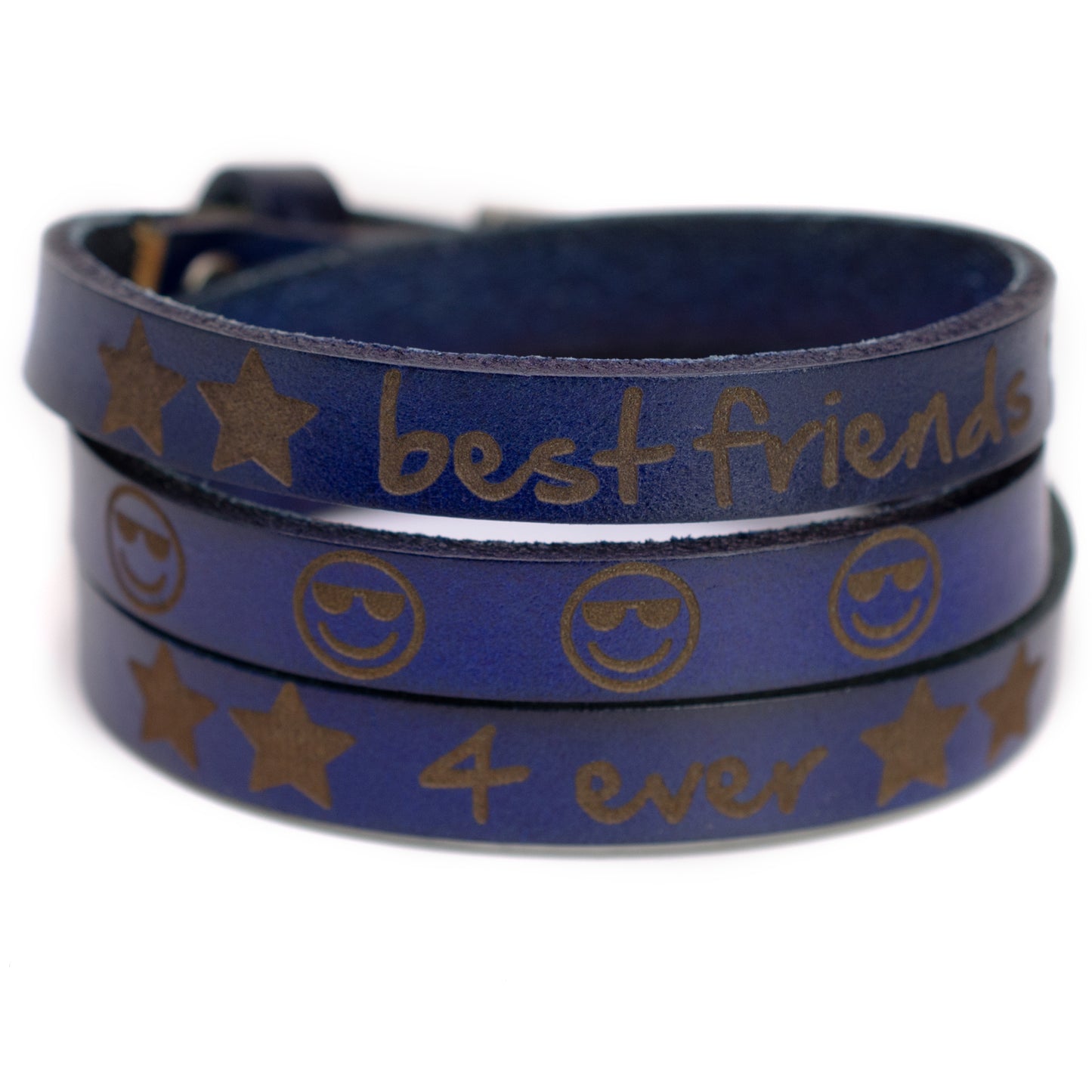 Lederarmband mit Gravur Wickelarmband
