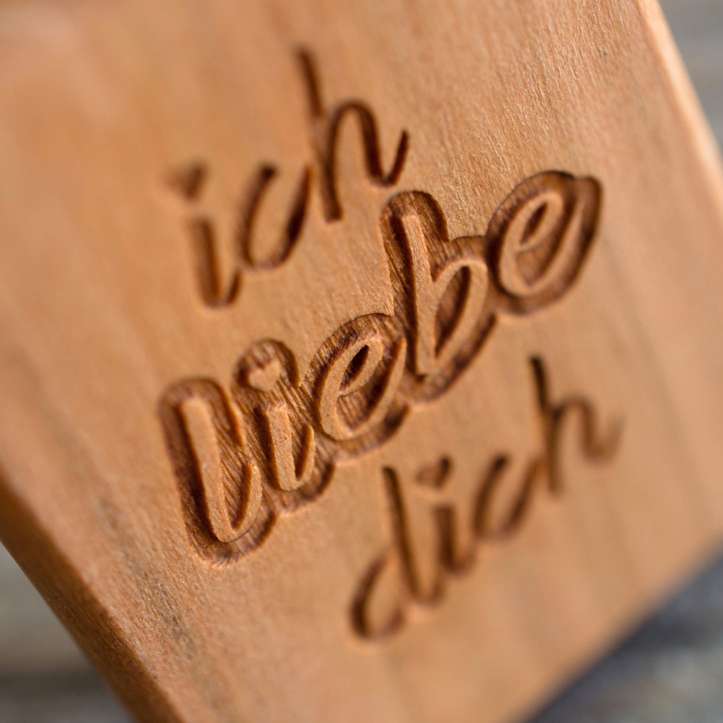 Ich liebe dich Schlüsselanhänger nah