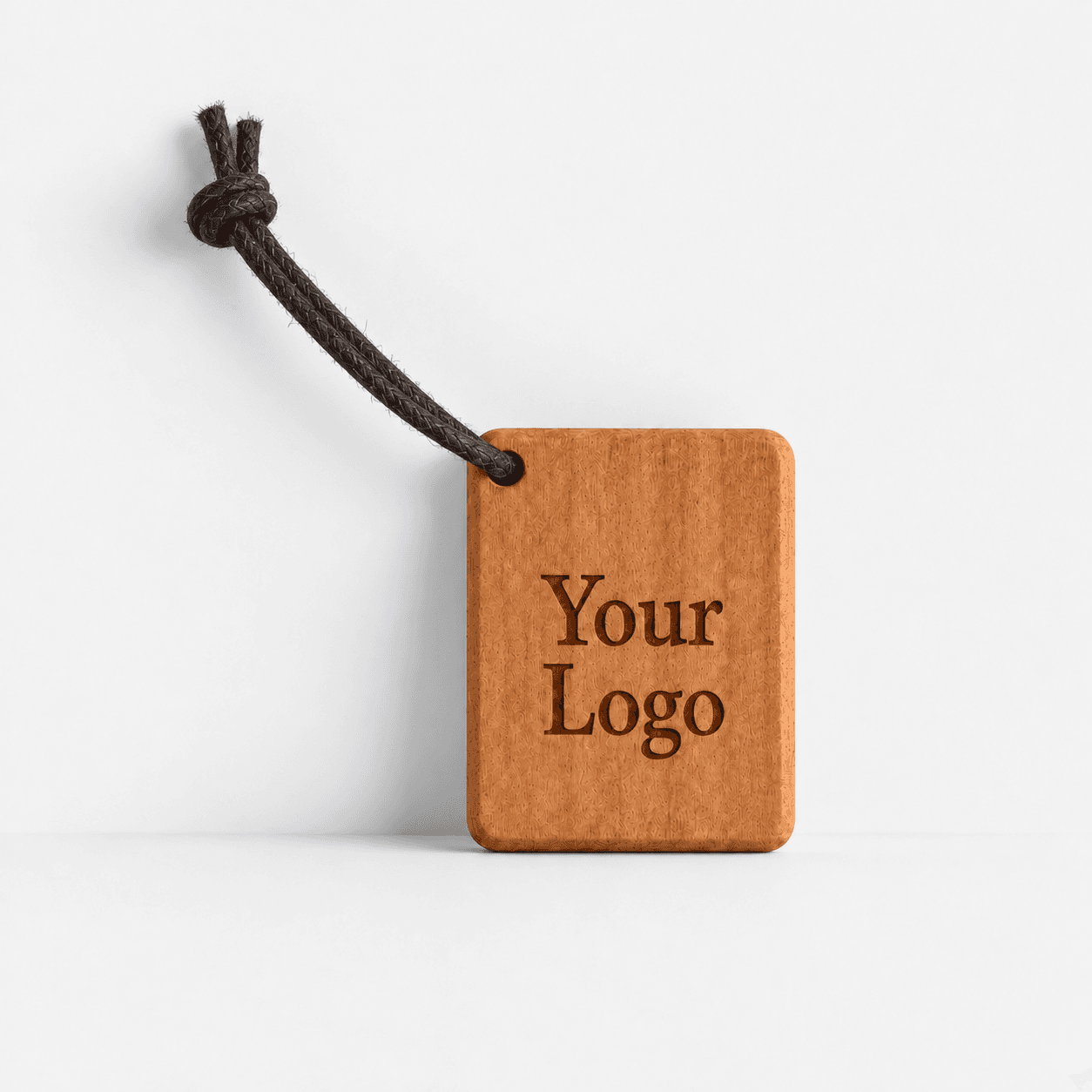 Kompass Schlüsselanhänger mit Firmenlogo – Your Logo, echte Baumwollstruktur