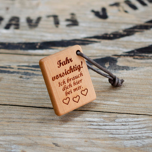 Holzanhänger seitlich