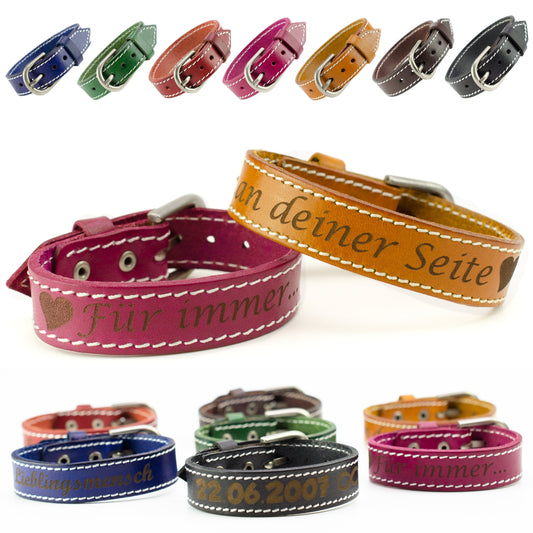 Lederarmband Schnalle personalisiert für DICH